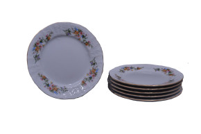 Набор тарелок 17 см 6 шт  Thun "Бернадотт /Весенний цветок" / 012388