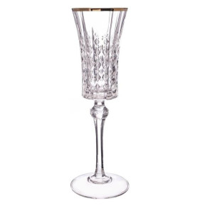 Бокалы для шампанского 150 мл 6 шт  Cristal d’Arques "Даймонд /Отводка золото" / 349639