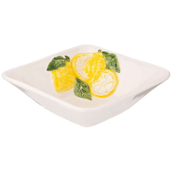 Набор салатников 16 см 2 шт квадратные  Annaluma snc &quot;Лимоны&quot; / 255431