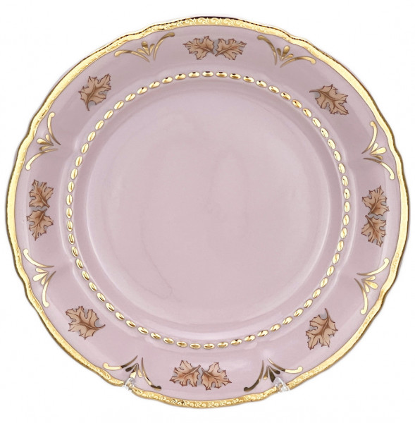 Набор тарелок 19 см 6 шт  Leander &quot;Соната /Дубовый лист&quot; розовая / 271767