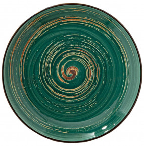 Тарелка 18 см зелёная  Wilmax "Spiral" / 261625
