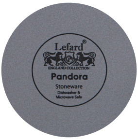 Тарелка 26.5 см  LEFARD "Pandora /Серая" (4шт.) / 281300