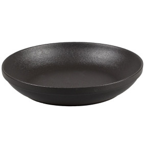 Салатник 23,5 х 4,5 см  P.L. Proff Cuisine "Black Raw Steller"  / 318865