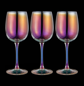 Бокалы для красного вина 420 мл 3 шт  LEFARD "Лиловая дымка" / 250891