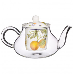 Заварочный чайник 500 мл с ситом  LEFARD "Прованс /Лимоны" / 254681