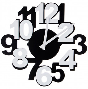 Часы настенные 36 см кварцевые  LEFARD "ЦИФРЫ" / 198439