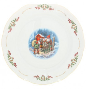 Блюдо 30 см круглое 30 см  Royal Classics "Санта-Клаус" / 130197