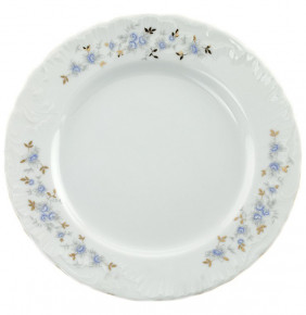 Набор тарелок 17 см 6 шт  Cmielow "Рококо /Голубой цветок" / 111639