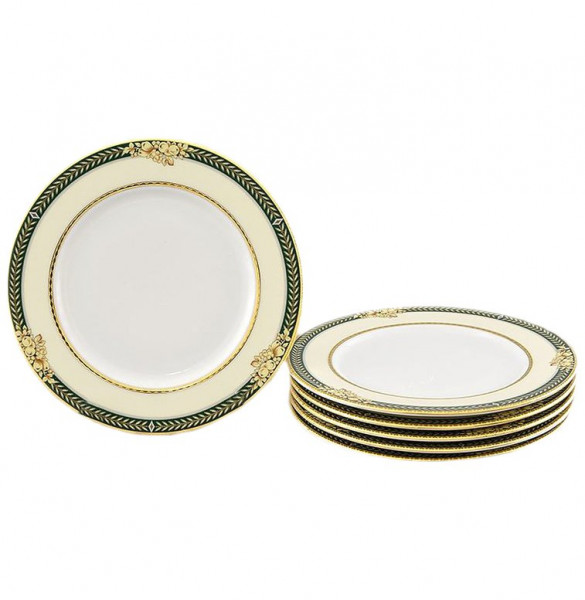 Набор тарелок 17 см 6 шт  Leander &quot;Сабина /Фрукты на зелёной ленте&quot; / 159019