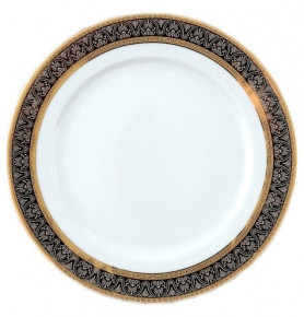 Набор тарелок 21 см 6 шт  Thun "Опал /Платина с золотом" / 020575