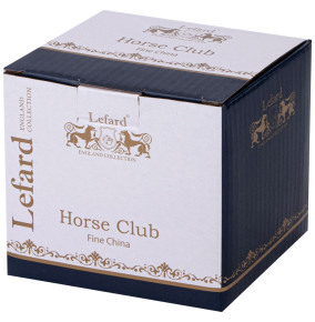 Кружка 400 мл синяя  LEFARD "Horse club" / 344285