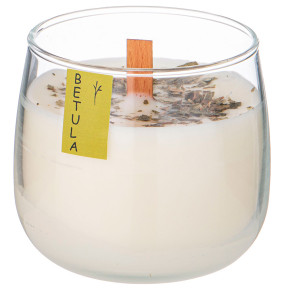 Свеча в стакане ароматизованная  ADPAL "Betula" / 331421