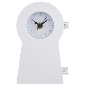 Часы настольные 18,2 х 11,5 х 4 см с отделением для хранения белые  LEFARD "Модерн" / 289530