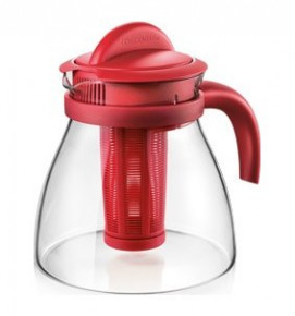 Заварочный чайник 1.5 л с ситечком красный "Tescoma /MONTE CARLO" / 151492