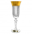 Бокалы для шампанского 150 мл 6 шт  Aurum Crystal &quot;A. Crystal /Хрусталь с золотом&quot; / 104680