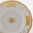 Набор тарелок 22 см 6 шт  Weimar Porzellan &quot;Кленовый лист /Белый&quot; / 053834
