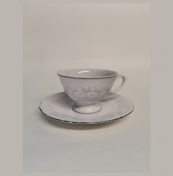 Чайная пара 200 мл 1 шт  Repast &quot;Мария-Тереза /Платиновый узор&quot; (классическая чашка) / 277810