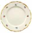 Набор тарелок 25 см 6 шт  МаМ декор &quot;Мария-Луиза /Мелкие цветы /матовое золото /СК&quot; / 072161
