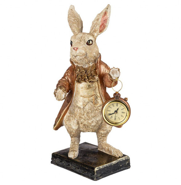 Фигурка с часами 17 х 14 х 30 см  LEFARD &quot;Английская коллекция /Кролик&quot; / 227470
