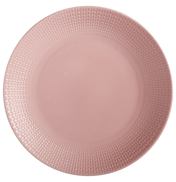 Тарелка 27 см розовая  Casa Domani &quot;Corallo&quot; / 291460