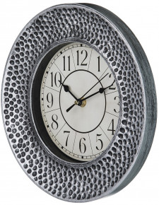 Часы настенные 25 см кварцевые  LEFARD "ITALIAN STYLE /Античное серебро" / 187948