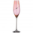 Бокалы для шампанского 220 мл 2 шт  Diamant &quot;Силуэт /Pink&quot; / 208604