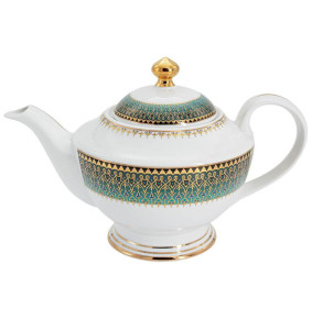 Чайный сервиз на 6 персон 23 предмета зелёный  Anna Lafarg Midori "Бухара" / 308256