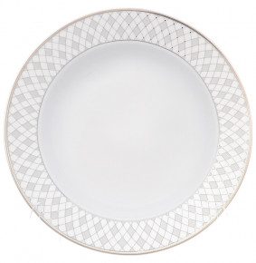 Набор тарелок 22,5 см 6 шт глубокие  Repast "Серо-белая сетка" / 230453