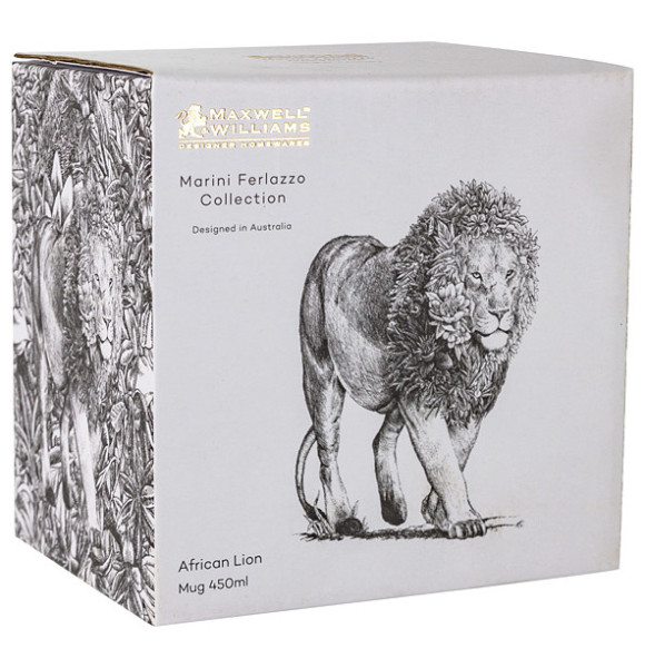 Кружка 450 мл  Maxwell &amp; Williams &quot;Африканский лев&quot; (подарочная упаковка) / 299872