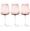 Бокалы для белого вина 550 мл 6 шт розовые  Le Stelle &quot;Opium&quot; (подарочная упаковка) / 342813