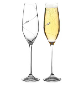 Бокалы для шампанского 210 мл 2 шт  Diamant "Силуэт" (подарочная упаковка) / 328028