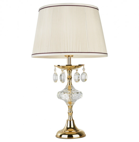 Лампа настольная 1 рожковая  Wertmark &quot;VICTORIA&quot; золотое покрытие 18 карат / 302811