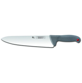 Шеф-нож 30 см с цветными кнопками серая ручка  P.L. Proff Cuisine "PRO-Line" / 321652