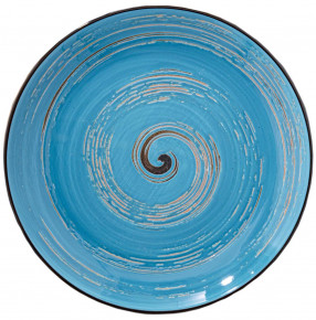 Тарелка 20,5 см голубая  Wilmax "Spiral" / 261652