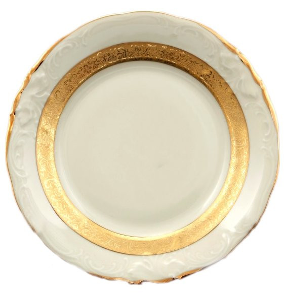 Набор тарелок 19 см 6 шт  Sterne porcelan &quot;Фредерика /Золотая лента /СК&quot; / 125440