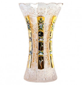 Ваза для цветов 35,5 см  Aurum Crystal "Хрусталь с золотом" / 152758