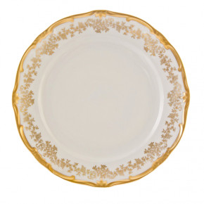 Набор тарелок 26 см 6 шт  Weimar Porzellan "Кастэл /Золотой цветочный узор" / 021015