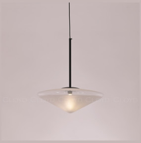 Подвесной светильник 1 рожковый  Cloyd "CENTAURA" / Ø35 см - черный / 347513