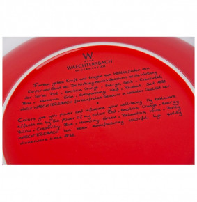Тарелка 27 см красная, белая внутри  Waechtersbach "Вехтерсбах" / 034640