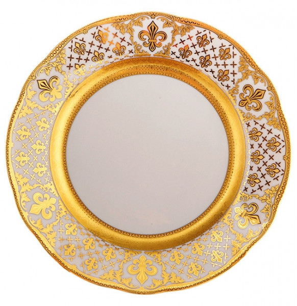 Набор тарелок 19 см 6 шт  Bohemia Porcelan Moritz Zdekauer 1810 s.r.o. &quot;Анжелика 813 /Королевская лилия&quot; / 100565
