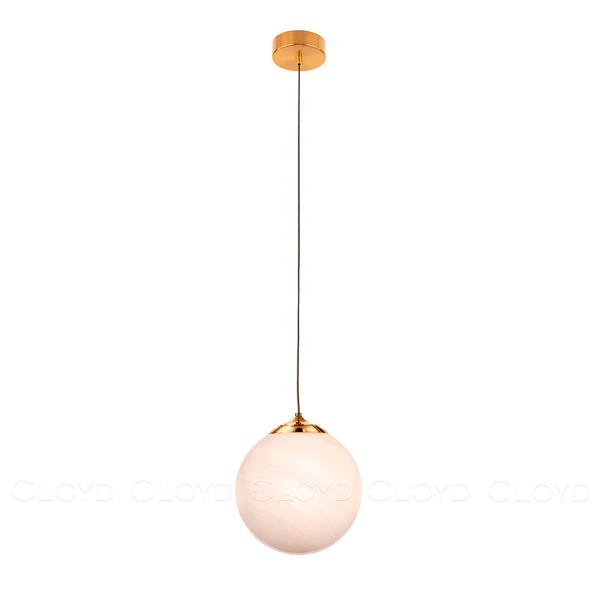 Подвесной светильник 1 рожковый  Cloyd &quot;LONATI&quot; / Ø13 см - золото / 337956