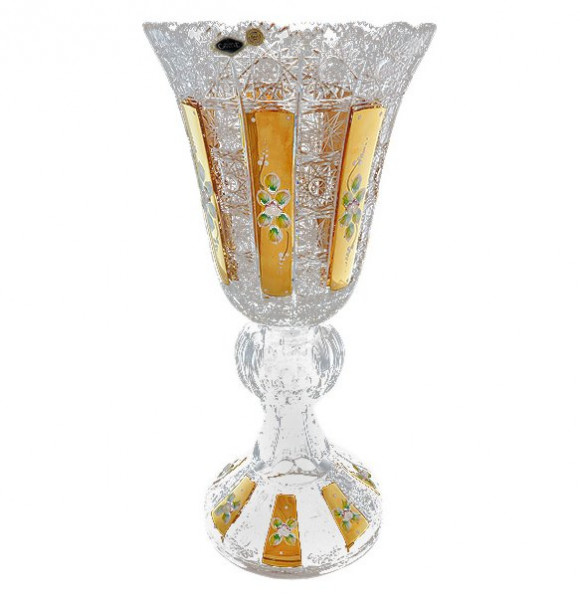Ваза для цветов 50,5 см  Aurum Crystal &quot;Хрусталь с золотом&quot; / 033535