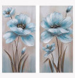 Комплект картин 30 х 60 х 2,5 см 2 шт  Bronco &quot;Голубой цветок&quot; / 342007