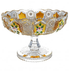 Ваза для конфет 20,5 см н/н  Aurum Crystal "Хрусталь с золотом" / 035013