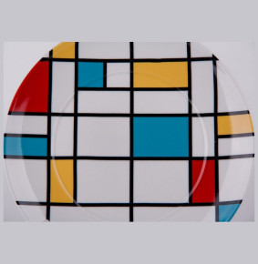 Тарелка 21 см  Waechtersbach "Вехтерсбах /Разноцветная геометрия" / 034627