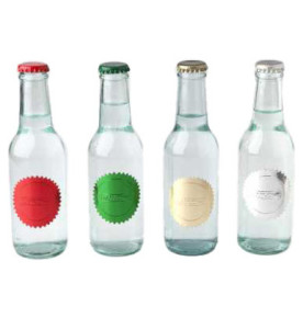 Этикетки для мини бутылок зелёные 250 шт  N/N "GinTonic" /Молекулярная кухня / 320641