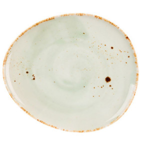 Набор тарелок 22,5 х 19,5 см 6 шт  P.L. Proff Cuisine "Organica Green" / 314343