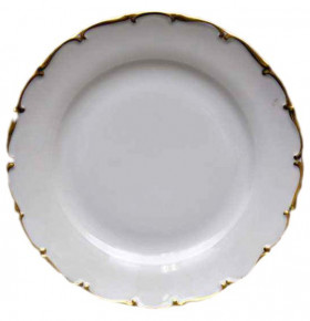 Набор тарелок 25 см 6 шт  Thun "Анжелика /Золотая отводка" / 166588