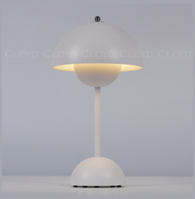 Настольная лампа 1 рожковая  Cloyd "ERMA-B" / выс. 30 см - белый / 347833