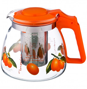 Заварочный чайник 900 мл с фильтром "Апельсины /Agness" / 228798